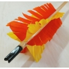 Image 4 : WOOD ARROW W/ FLU-FLU FEATHERS