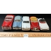 Image 2 : LOT OF 5 - 1949 CADILLAC SEDAN, 1949 FORD, 1953 CORVETTE, 1954 BEL AIR, ETC - DIECAST MODELS
