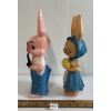 Image 2 : LOT OF 2 - PLASTIC BUNNY COIN BANKS