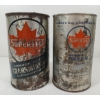 Image 3 : LOT OF 2 - SUPERTEST AUTOMATIC TRANSMISSION FLUID & MOTOR OIL CANS - QT