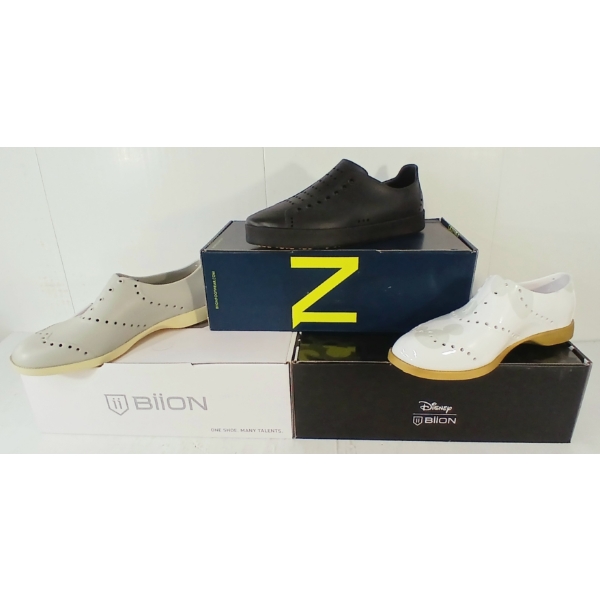 LOT OF 3 - BIION SHOES - FT THE TRAINER, THE BRIGHTS & DISNEY STYLES