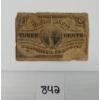 Image 1 : 1863 U.S. FRACTIONAL 3 CENT SHINPLASTER