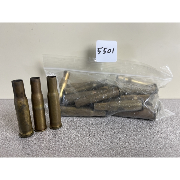 BRASS: 27X MIXED .303 SAVAGE, ONCE FIRED 