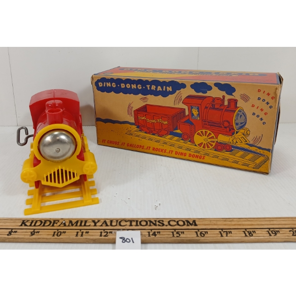OHIO ART CO. WIND UP DING-DONG-TRAIN