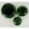 Image 5 : SET OF GREEN GLASS APOTHECARY BOTTLES