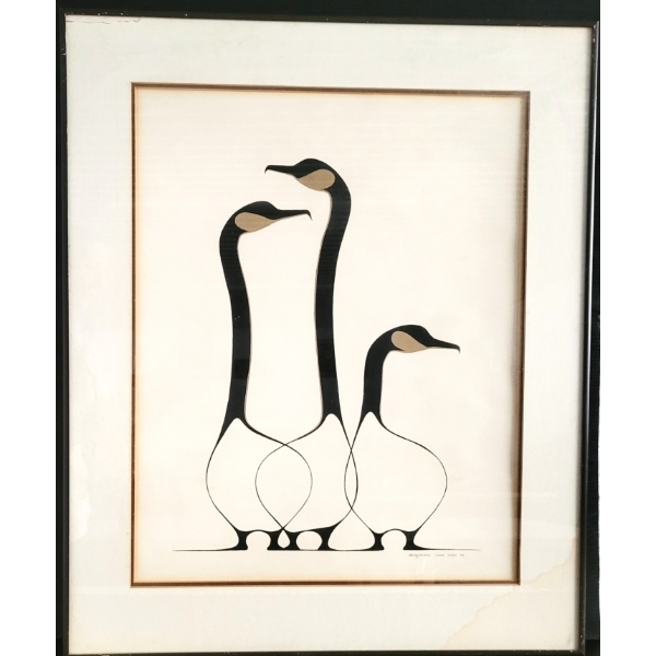 3 BIRDS BY BENJAMINE CHEE CHEE - FRAMED PRINT