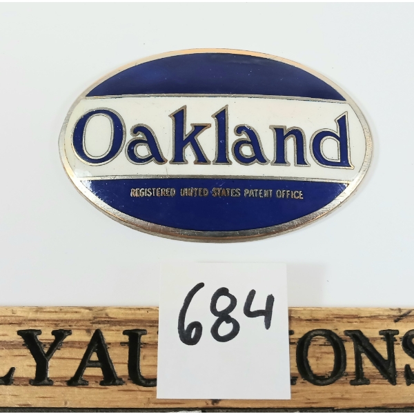 1921-1922 OAKLAND RAD BADGE