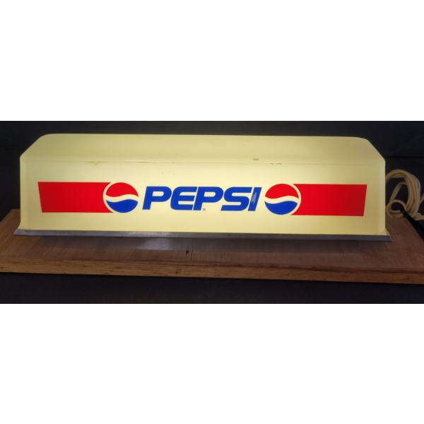 PEPSI DOUBLE SIDED LIGHT UP TOPPER
