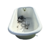 Image 3 : CAST IRON FOOTED TUB