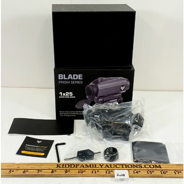 SWAMPFOX BLADE PRISM SERIES 1X25 SIGHT - AS NEW