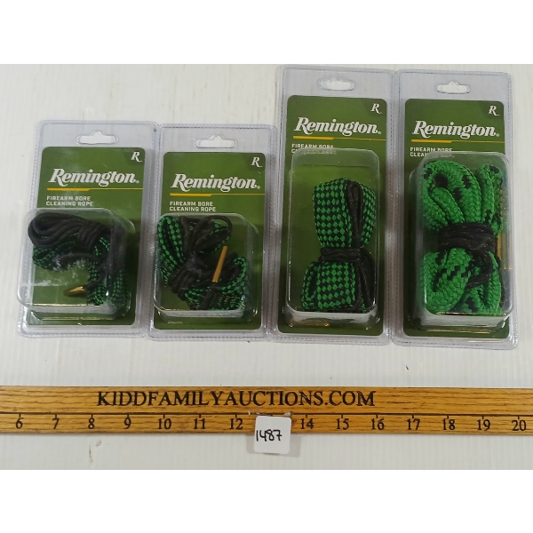 LOT OF 4 - REMINGTON BORE CLEANING ROPES