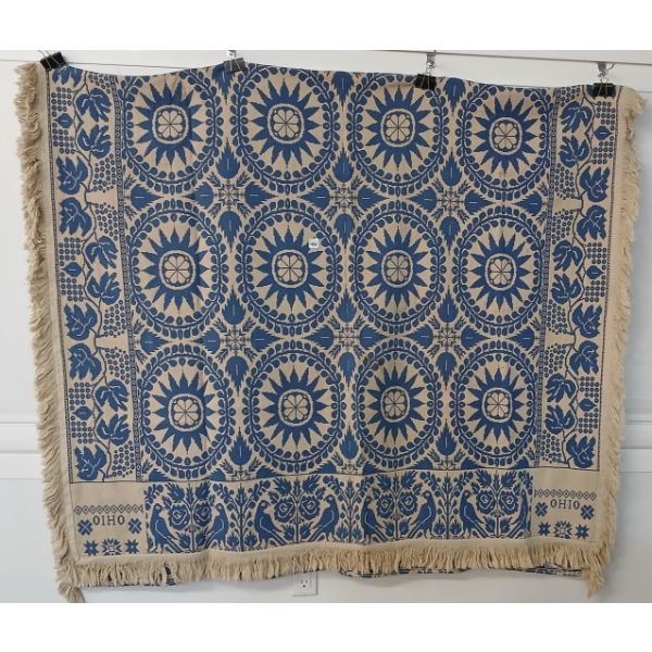 JACQUARD WOVEN COTTON BLANKET