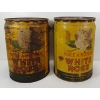 Image 3 : LOT OF 2 - WHITE ROSE MOTOR OIL CANS - 5 GAL