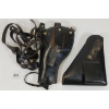 Image 3 : LOT OF 2 - BLACK LEATHER HANDGUN HOLSTERS