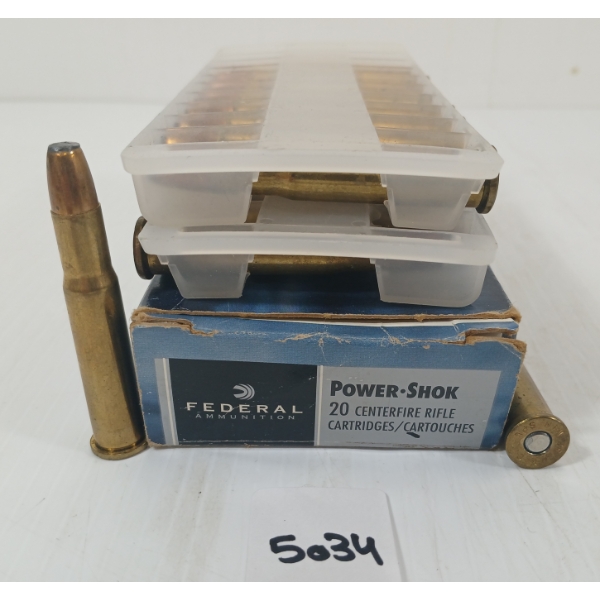 AMMO: 20X FEDERAL POWER-SHOK .32 WIN SPL - 170GR - SP FN