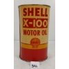 Image 1 : SHELL X--100 MOTOR OIL QT CAN