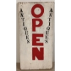 Image 2 : ANTIQUES OPEN - SANDWICH BOARD - SIDEWALK SIGN