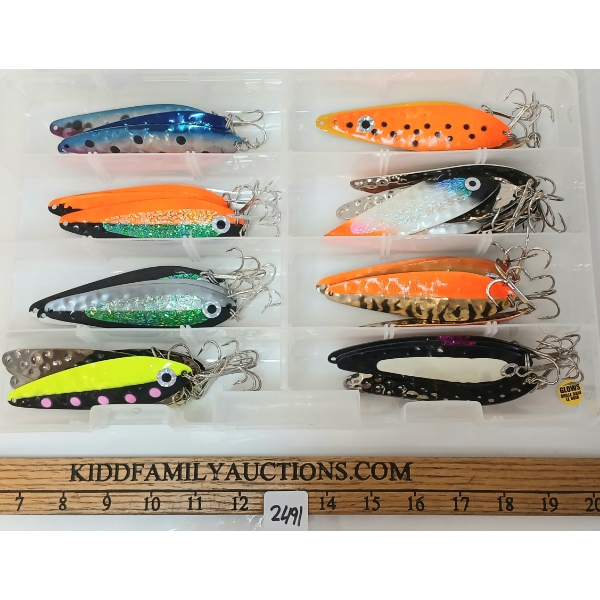 QTY OF LURES W/ CASE