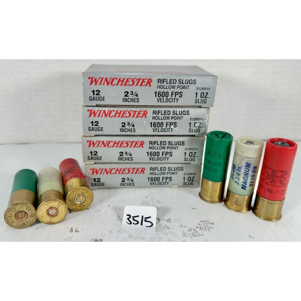 AMMO: 21X 12 GA 2-3/4IN MIXED SLUGS & NO.00 BUCKSHOT
