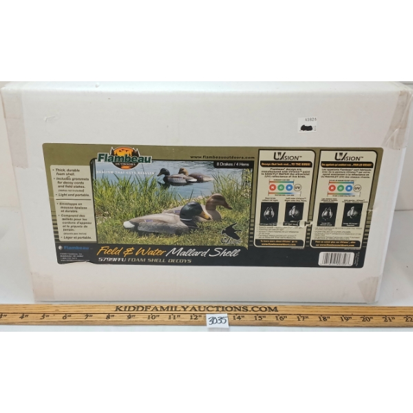 FLAMBEAU OUTDOORS FIELD & WATER MALLARD FOAM SHELL DECOYS
