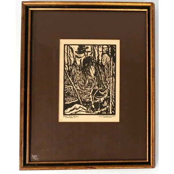 "BEAVER POND, ALGOMA" BY JAMES EDWARD HERVEY MACDONALD- FRAMED PRINT