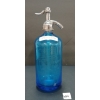 Image 1 : ZARROW BOTTLING CO - COBALT BLUE ACID-ETCHED - 26OZ SELTZER BOTTLE