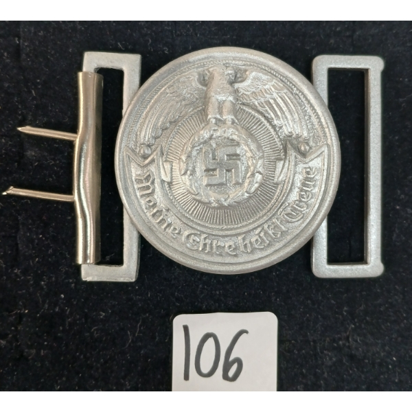 WWII SS GERMAN OFFICER'S BELT BUCKLE