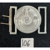 Image 1 : WWII SS GERMAN OFFICER'S BELT BUCKLE