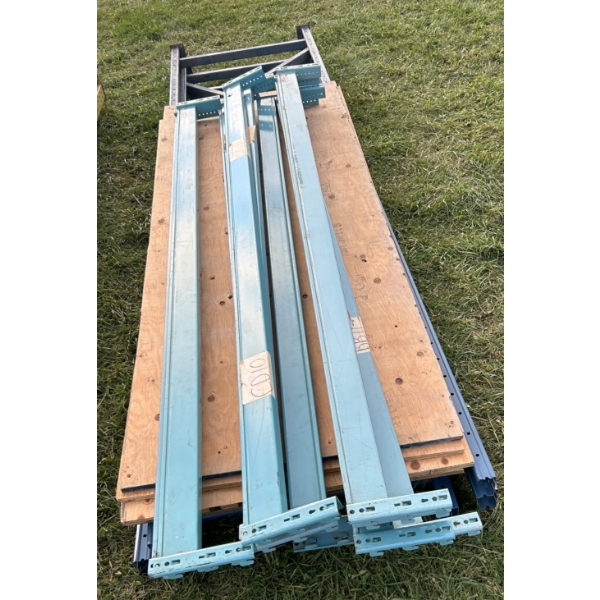 LOT OF INDUSTRIAL SHELVING - 3 FT DEEP