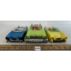 Image 3 : LOT OF 3 - MATTEL & UNKNOWN PLASTIC FRICTION CARS