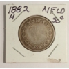 Image 3 : LOT OF 2 - 1882 & 1888 NEWFOUNDLAND 50 CENT SILVER COINS