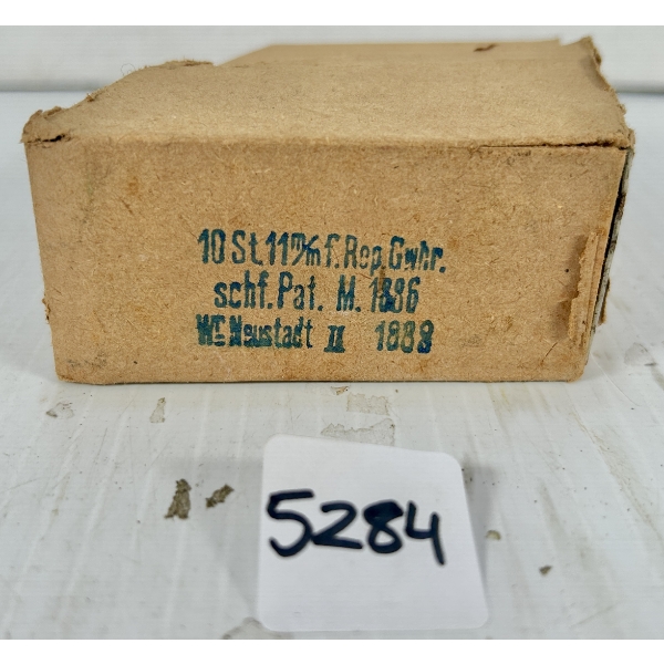 AMMO: 10X LIVE 11.5X58R - ON CLIPS, SEALED 