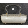 Image 4 : GILLI LUCITE BOX CLUTCH PURSE