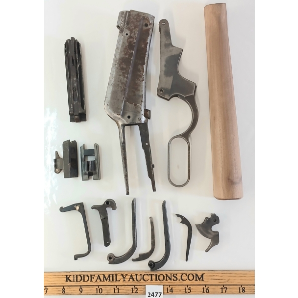 JOB LOT - WINCHESTER MODEL 1895 PARTS - FOREND, TRIGGER GROUP, HOUSING, ETC