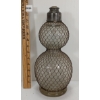 Image 2 : VERITABLE SELTZAGEN D FEVRE - BLOWN GLASS DOUBLE GOURD - PARIS SELTZER BOTTLE