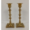 Image 5 : PAIR OF BRASS CANDLESTICKS