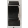 Image 2 : 1900 FRENCH BLACK MARBLE MANTEL CLOCK