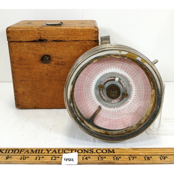 TOULET TWELVE BIRD TIMING CLOCK - CIRCA 1920's