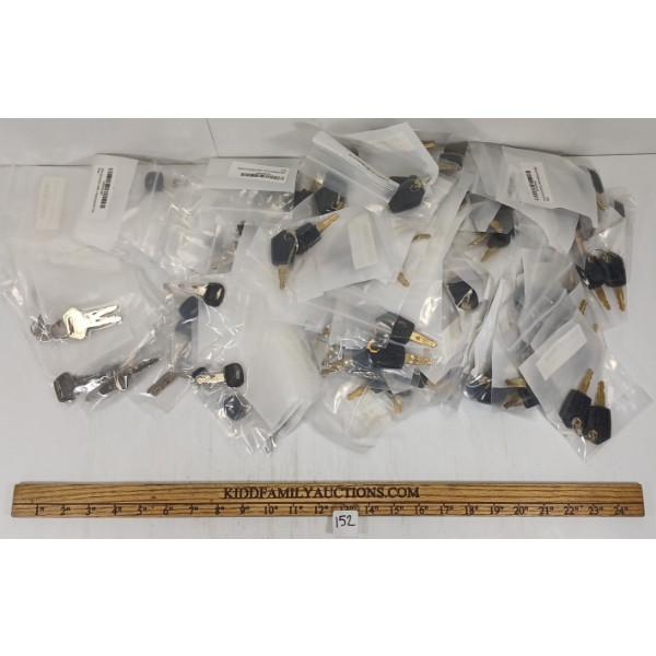 QTY OF KEYS - KUBOTA, KOMATSU, CAT