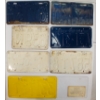 Image 2 : LOT OF 8 - 1951-1956 ONTARIO LICENCE PLATES - INCL 1953 PAIR & 1952 PASSENGER STAMP