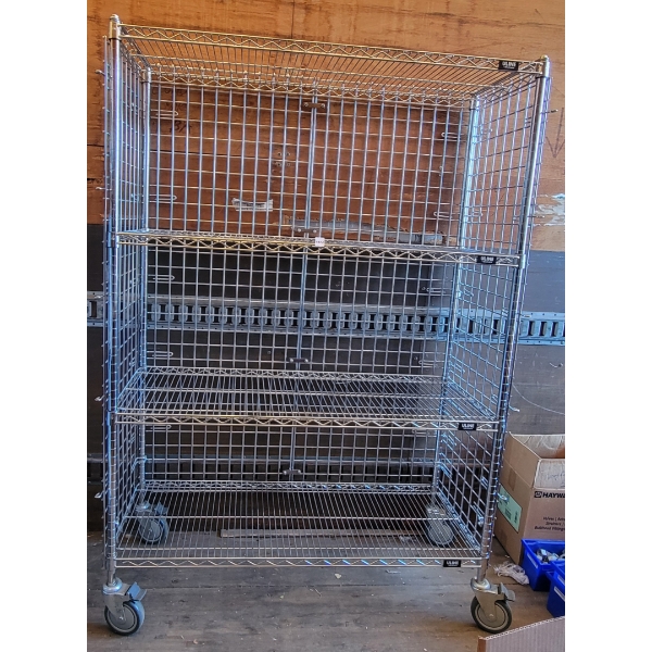 ULINE STAINLESS STEEL WIRE RACKING