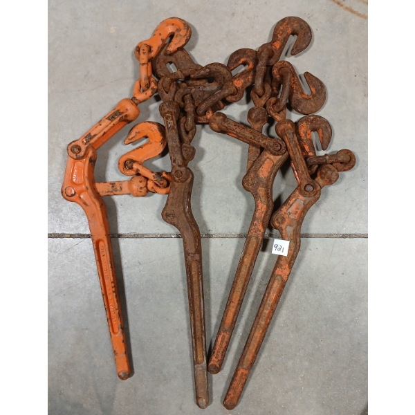 LOT OF 4 - LOAD BINDERS