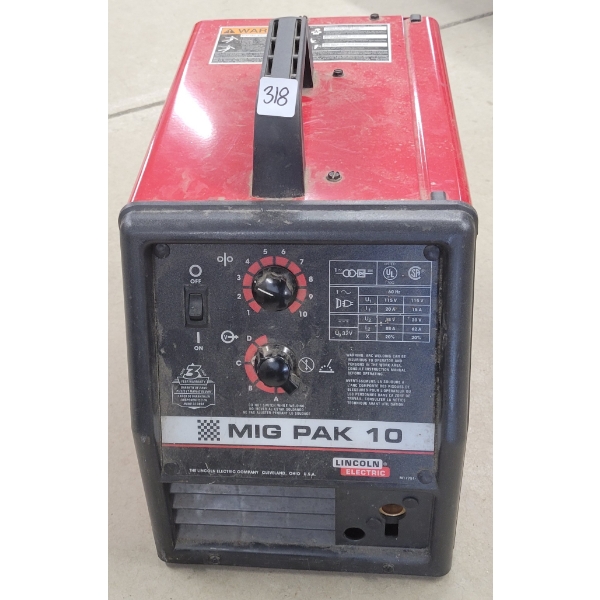 LINCOLN ELECTRIC MIG PAK 10