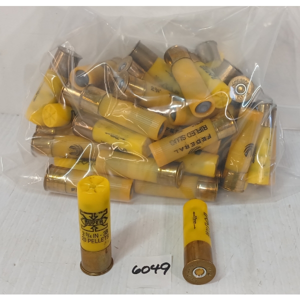 AMMO: 55X FEDERAL & WINCHESTER 20GA - 2 3/4IN - RIFLED SLUG HP & 3 BUCK