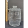 Image 1 : PLANTERS GLASS PEANUT JAR W/ LID