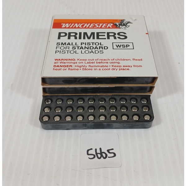 PRIMERS: 300X WINCHESTER NO. WSP SMALL PISTOL PRIMERS