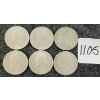 Image 2 : LOT OF 6 - 1965-1968 CDN 25 CENT COINS