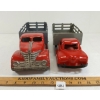 Image 3 : LOT OF 2 - PRESSED STEEL STAKE TRUCKS