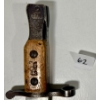 Image 5 : ROSS RIFLE PAT 1907 BAYONET WITH LEATHER SCABBARD