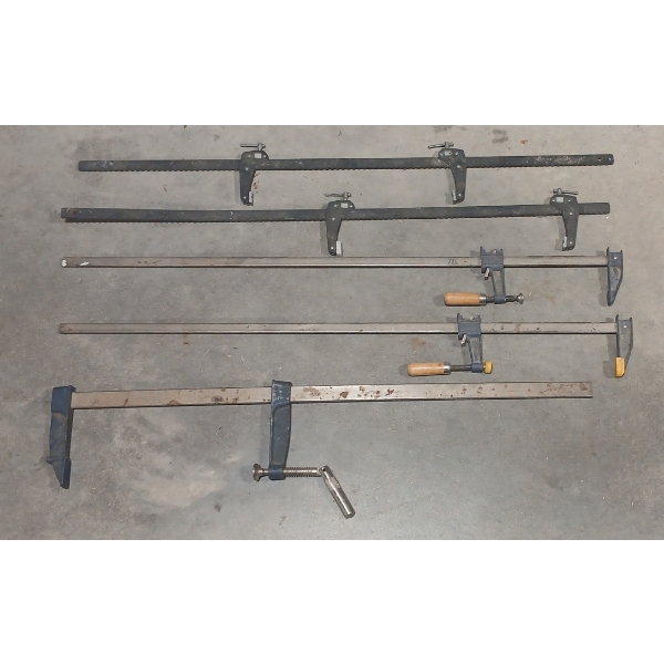 LOT OF 5 - WOODWORKING CLAMPS